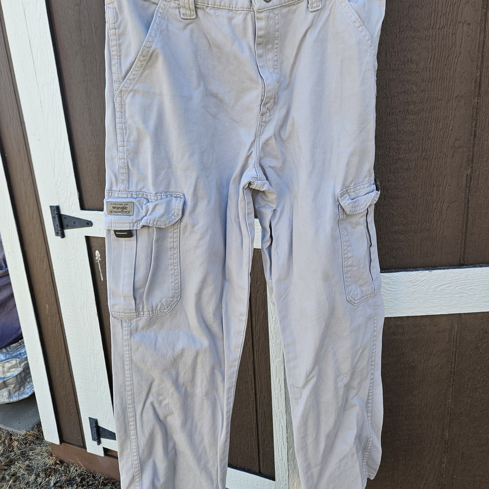 Kids Cargo Pants in Light Khaki - Classic Everyday Bottoms